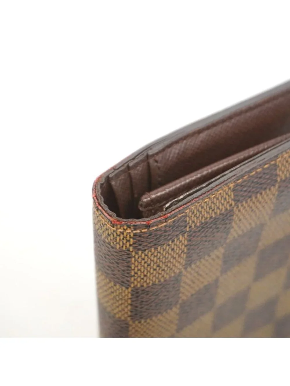 Louis Vuitton Wallet Damier Portefeuille Brazza Ebene
